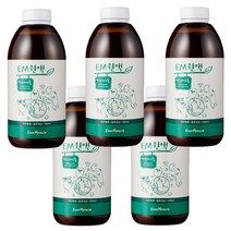 [이엠코라존] EM원액 (500ml) 5개 복합미생물제제 유용미생물 발효종균, 500ml*5