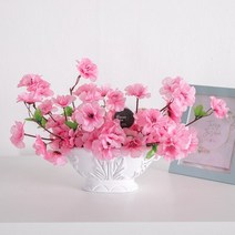 바보사랑 진달래엔틱센터피스 43cmP 조화 인테리어 장식 FMFUFT.플라워트리(무료배송), 센터피스