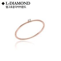 로이드 로이드 L-DIAMOND White 4프롱 스키니링 LRF22160D SB2