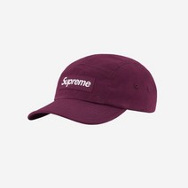 슈프림 워시드 치노 트윌 캠프캡 다크 퍼플 - 22FW Supreme Washed Chino Twill Camp Cap Dark Purple 22FW213177