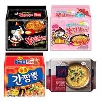 불닭볶음면5p   까르보불닭볶음면4p   간짬뽕5p   장인라면(담백한맛)4p, 5세트