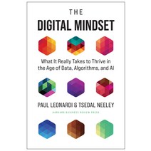(영문도서) The Digital Mindset: What It Really Takes to Thrive in the Age of Data Algorithms and AI Hardcover, Harvard Business Review Press, English, 9781647820107