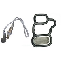 1 PCS 산소 O2 센서 및 1 개 VTEC 솔레노이드 가스켓 / 스풀 밸브 필터 스크린, 하나, 회색 & 블랙