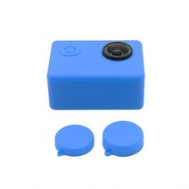 고프로 11 10 방수케이스 방수팩 실리콘 케이스 커버 SJ4000 WIFI Plus 소프트 고무 스킨 Eken H9 GoPro, 03 Blue