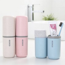 LIFE TOTEM 휴대용 칫솔치약 케이스, 1개, 블루