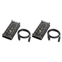 랜선 분배기 허브 인터넷 2x 5v 3핀 rgb led 스플리터 50cm 3핀 연장 코드가 있는 10포트 허브 많은 rgb에 적합, 검은색