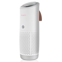 [360 토탈케어] 차랑용 공기청정기 자동차 차량 미니 공기청정기 청정기 실내용품 USB 탁상용 겸용, 화이트