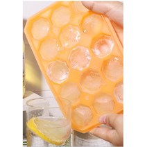 탄산수 아이스큐브 냉동실 실리콘얼음틀 냉동실얼음트레이 커피얼음틀 얼음트레이, 핑크
