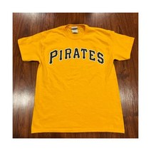 마제스틱 청소년 피츠버그 파이어리츠 노란색 저지 셔츠 라지 L 야구 MLB 남아