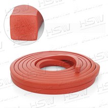 HSW 실리콘 발포사각패킹 전체규격, 1개