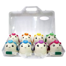 8음 햄스터 터치벨(데스크벨 핸드벨)+케이스 세트