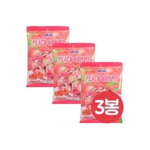 코쿤 오키오 복숭아 구미80gx3개/젤리셔스/햄버거젤리, 코쿤 오키오 복숭아 구미80gx3개