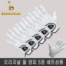 브렌스 오리지날 올양피 남성 골프장갑 5장 세트상품, 캠프빌리지 25호_5장세트상품