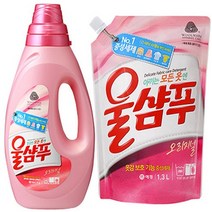 울샴푸 용기 1L+리필 1.4L 울세제, 용기1개, 리필 1.4L 2개