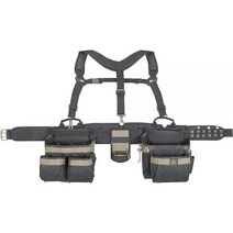 CLC Custom Leathercraft 1614 20 포켓 튼튼한 프레이머 5피스 컴포트리프트 콤보 공구 벨트 시스템