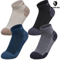 블랙야크 공용 기능성 단목 흡습속건 쿨맥스양말 메쉬로우삭스 2BYSCX2904, 26, BLACK