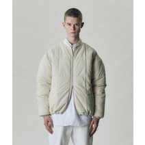 랩12 22FW 신슐레이트 스퀘어 푸퍼 자켓 재킷 아이보리