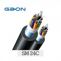 [가온전선] GAON SM-24C 미터(M)당 옥외용 광케이블 싱글모드