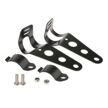 YSSHOP 장착 브래킷 고정 램프 헤드라이트 전면 오토바이 블랙, 설명