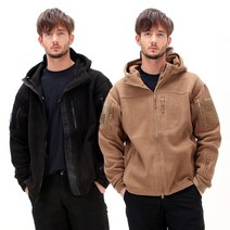 [천삼백케이] [포스트엑스] [스페이버] 툰드라 소프트쉘 자켓 (블랙코요테OD)