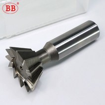 밀링커터 컷터 절삭공구 BB HSS Dovetail 커터 45 55 60도 8mm 16mm 25mm 엔드 밀 고속 스틸, 60 Degree, 55mm