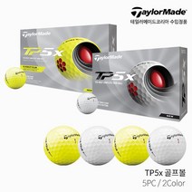 테일러메이드 리키파울러 골프공 TP5X 우레탄 5피스 1박스(12알), TP5X-화이트
