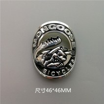 자전거 스티커 헤드 배지 데칼 bmx 접는 mtb 전면 프레임 전기 스쿠터 알루미늄 합금, 몽구스