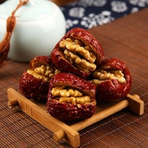 대추호두말이 중국대추호두 국민간식.영양간식 대추정과 맛있는견과류 건대추 선물용 왕대추 생생대추 쫀득쫀득 심심풀이 웰빙식품 몸에좋은 말린대추, 0, 500g