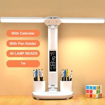 컴퓨터 LED 조명 학생 책상 스텐드 학생 눈보호 독서등, 배터리 내장