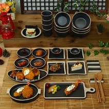 여주 이천 소야 도자기 아름 4인그릇세트SE 30P 5컬러, 블루