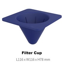 드립 체어 거치대 스탠드 콜드 브루 더치 커피 기구 드리퍼 거름망 식품 등급 v60 필터 컵 필터 프레임 세트 핸드 스탠드 필터 드립 깔때기 수직 기기, 푸른
