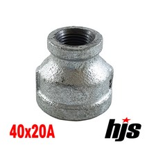 철 이경소켓 40x20A / 이경 소켓 레듀샤 배관 자재 부속 연결 나사 보일러 수도, 1개