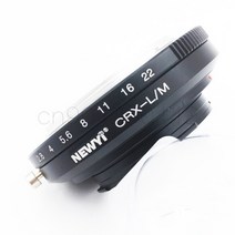 CRX-LM crx 마운트 렌즈-m lm 렌즈 어댑터 링-Leica 호환 m m9 m8 m7 m6 m5 카메라 techart LM-EA7, 한개옵션0