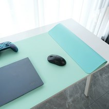 마우스패드 오버사이즈 테이블패드 책상패드 글씨책상패드 가죽오피스 컴퓨터패드 맞춤방수 가능, 색깔8