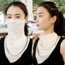 메이투 UV 자외선 차단 쉬폰 스카프 마스크