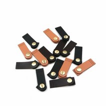 천연가죽 사시꼬미 여밈단추 5쌍단위판매 -블랙 브라운 카멜 가방 퀼트 홈패션 프랑스자수, 천연가죽사시꼬미 5쌍-카멜