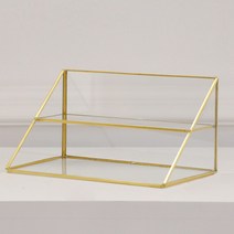 감성스터프 화장품 쥬얼리 정리 진열대 보관함 2단 3단, 2단 (소)