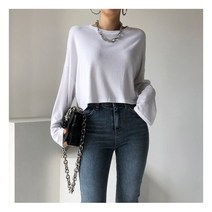 [문트] 이지 루즈핏 크롭티셔츠