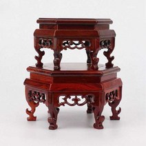 팔각소반 개다리 소형 미니어처 나무 소반 시골 반상, B ㅋ