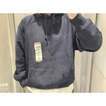 GU by 유니클로 헤비 웨이트 스웨트 파카 남녀공용 기모 후드티 2컬러 347965