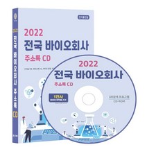 2022 전국 바이오회사 주소록 CD : 바이오기업 바이오산업 바이오연구소 바이오 생명 의약품 제조 의료기기 판매 등 1만건 수록 DM 라벨인쇄 기능 탑재, 콘텐츠에그 저, 콘텐츠에그