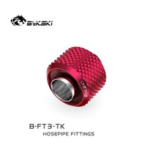 Bykski 1/2 ID *호스 튜브 피팅 OD 13x19mm 소프트 PC 물 냉각 커넥터 멀티 컬러 G1/4 B-FT4-TK, 01 White
