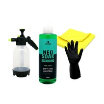 디크로닉 네오소크 1000ml 프리워시 APC 압축분무기 중성 세차샴푸 스노우폼 폼랜스 유리막, A-2 네오소크 프리워시 분무기 세트, 1개