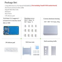 NAS 시놀로지나스 구축 서버단일 디스크 2.5 네트워크 저장 서버 NAS DIY 신성 기가비트 BT/PT NanoPi NEO, 01 빨간