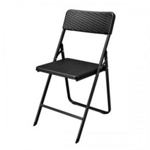 접이식 라탄무늬 1인용 야외 가든 의자 / 객석 교회 접의식 대기 사무용