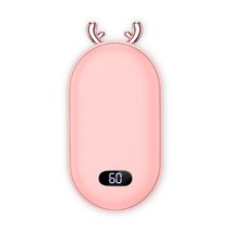 손난로 휴대용 핸드 워머 보조베터리 전기 히터 10000 MAh USB 충전 미니 포켓 야외 빠른 손 따뜻하게, 03 shuzifen5200mAh