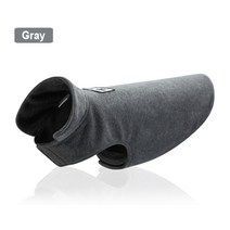 입히기쉬운 강아지 명품 패딩 후리스 떡볶이코트 이탈리안그레이하운드 프렌치불독 옷 겨울 따뜻한 개 옷 작은 중형 대형 개를위한 부드러운 양털 코트 반사 애완 동물 의류 야외 자켓, XXXL, 회색