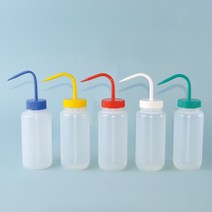 Tarson제품 광구 세척병 LDPE Wash bottle Wide Mouth Yellow 250ml
