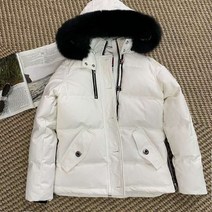 강아지 겨울 가을 옷 패딩 여성 가위털 다운 재킷 여우 모피 칼라 탈착식 후드 짧은 따뜻한 코트 두꺼운 여성용 의류 3Q, 23.산호 레드 - M