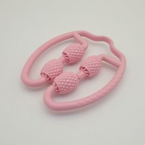 홈트 종아리마사지롤러 임산부 다리부종 허벅지살 팔뚝살 붓기빼는기구 마사지기 근육 스트레칭, 파스텔핑크